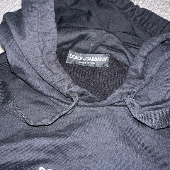 Dolce & Gabbana Black Hoodie for Men - Picture 3 of 4